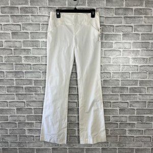 Alice + Olivia Women Dylan Flared Wide Leg Dress Trousers Pants Size 2 Mid Rise